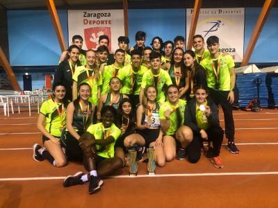 El Playas de Castellón, doble campeón de España sub-16 en pista cubierta