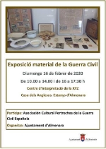 El Centre d'Interpretació de la Línia XYZ d'Almenara mostrarà el diumenge objectes de la vida quotidiana dels soldats de la guerra civil