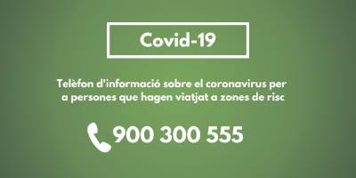 La Conselleria ya dispone de un nmero de telfono de informacin sobre el Coronavirus