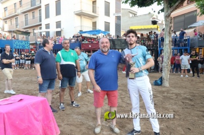 Los aficionados taurinos disfrutaron con un esplndido concurso de recortes en Sant Joan de Mor
