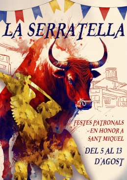 Msica, juegos y toros protagonistas de las fiestas de San Miguel de La Serratella