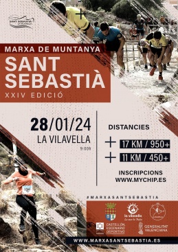 La XXIV Marxa de Sant Sebasti de La Vilavella garantiza un xito de participacin al alcanzar ya los 860 inscritos