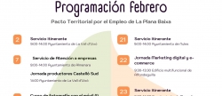 El Pacto Territorial llevar a cabo diversas actividades en la Plana Baixa en febrero