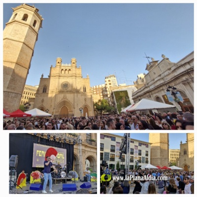 Castelln responde a la Feria de Abril solidaria en la plaza Mayor