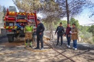 Alcaldessa d'Onda visita zona afectada per incendi forestal