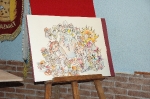 Los artistas burrianenses José Luís Pascual  y Cate y Rosa presentaron sus proeyectos para la falla Aras de Alpuente