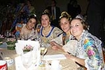 La reina fallera, Sara Bodí recibe el homenaje del ayuntamiento en la Cena de Gala