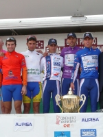El ciclista de La Vilavella Juan Luis Carratalá gana el maillo blanco, como mejor corredor provincial, en la Volta a la Provincia