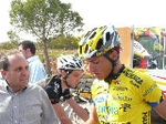 El ciclista de La Vilavella Juan Luis Carratalá gana el maillo blanco, como mejor corredor provincial, en la Volta a la Provincia