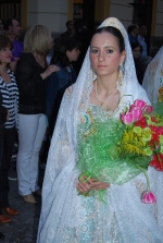 Peñistas Reina y Damas ofrendan a Sant Pasqual