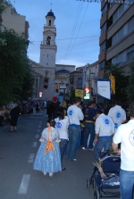 Peñistas Reina y Damas ofrendan a Sant Pasqual