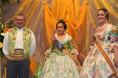 Sara Montoro es exaltada fallera mayor infantil de Sant Blai.