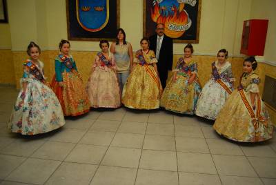 Chicharro celebró la exaltación de sus falleras infantiles.