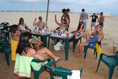 La playa, destino preferido de los 'sounders'