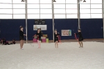 Las gimnastas del Aitana realizan una exhibición