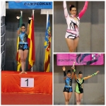 Excelente actuación de gimnastas alcorinas, destacándo Elena Medina que se proclamó Campeona Autonómica