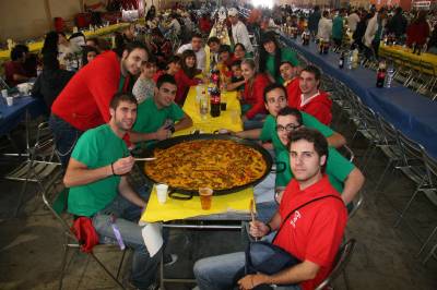 La lluvia minimizó el concurso de paellas