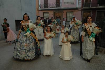 Gran devoción a la patrona de Moncofa, el día de la fiesta mayor