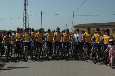 Cerca de 1.000 personas el 'Día de la bici'