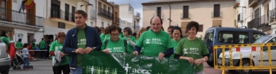 Más de 200 personas participan en Les Useres en una marcha a favor de la lucha contra el cáncer