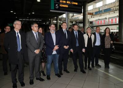 balos asiste a la puesta en servicio de la nueva oferta de Cercanas entre Castelln y Vinaroz