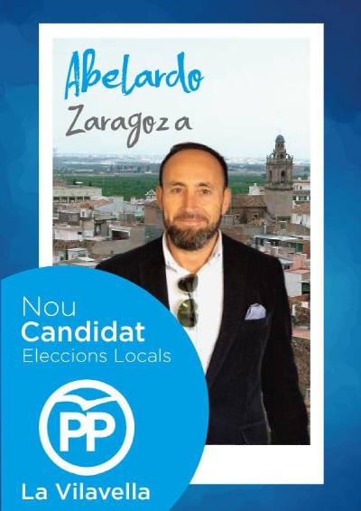 Abelardo Zaragoza, candidat a alcalde de la Vilavella