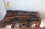 La Guardia Civil detiene a una persona por tráfico de drogas, tenencia ilícita de armas y falsedad documental en Benicarló