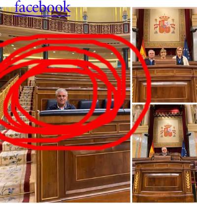 Aparisi se fotografía en el sillón de Pedro Sánchez el mismo día que piden su dimisión por la sentencia de los ERE de Andalucía