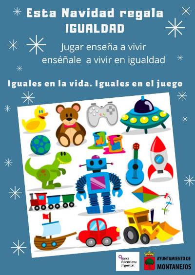 Montanejos fomenta unas navidades igualitarias con juguetes no sexistas