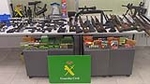 La Guardia Civil desmantela un taller clandestino de rehabilitación de armas de fuego