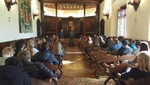 Estudiantes de intercambio visitan el ayuntamiento de Segorbe