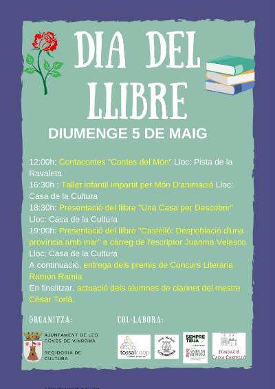 Les Coves de Vinromà presentarà el Dia del Llibre una obra didàctica entorn de la Casa Senyorial Boix Moliner