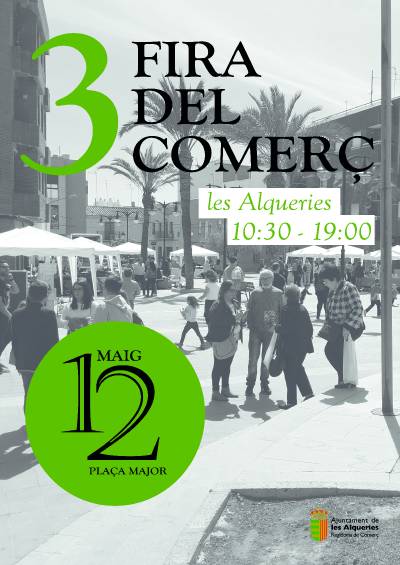 La III Fira del Comerç de les Alqueries sorteja regals i dos vals de compra valorats en 50 euros
