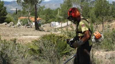 La Diputación refuerza sus trabajos de prevención de incendios durante todo el año en las zonas más sensibles del interior
