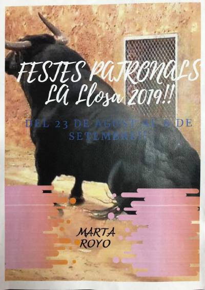 La Llosa dóna a conéixer els guanyadors del concurs de cartells de festes