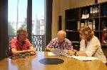 Les tres associacions de jubilats i pensionistes de Borriana signen els convenis amb l'Ajuntament