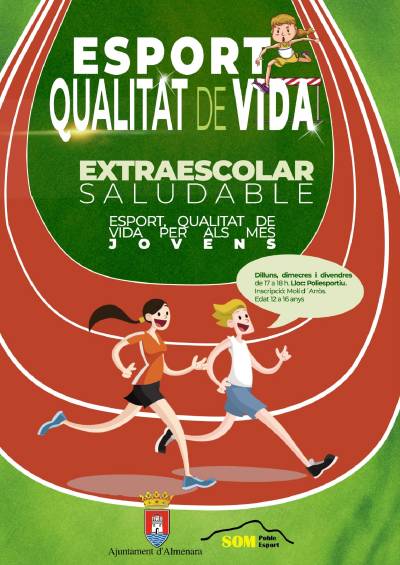 L'Ajuntament d'Almenara crea una activitat extraescolar saludable per als alumnes de secundària