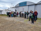 Protesta en la Llosa contra el camp d'aviaci en la Marjal d'Almenara